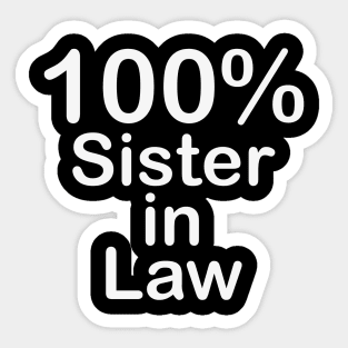 Sister in Law, father of the groom gifts for wedding. Sticker